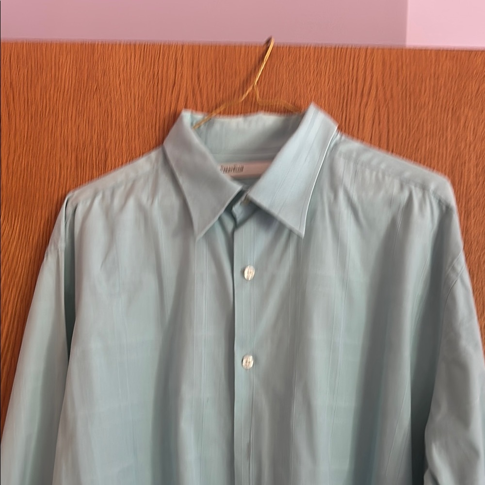 Perry Ellis Light Blue Dress Shirt